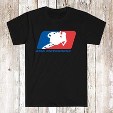 AMA Motorcross Men's Black Size S-5XL