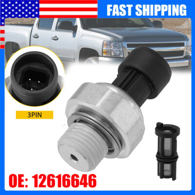 #ad Engine Oil Pressure Sensor with Filter for Buick Cadilalc GMC Sierra 12616646 $11.99