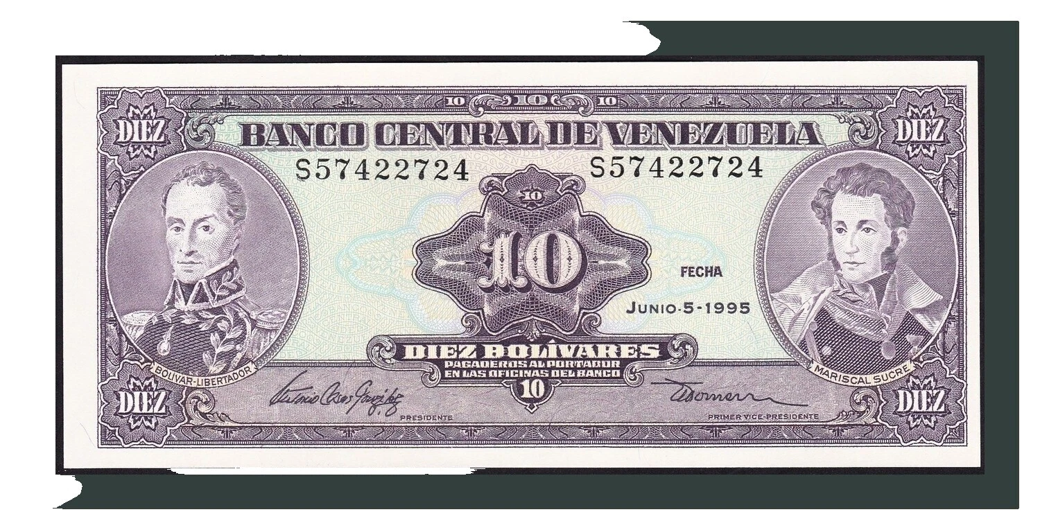 1995 South American Paper Money