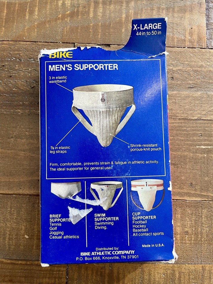 Vintage Bike Jockstrap Men’s Supporter No. 10 Jockstrap Size XL 44”50