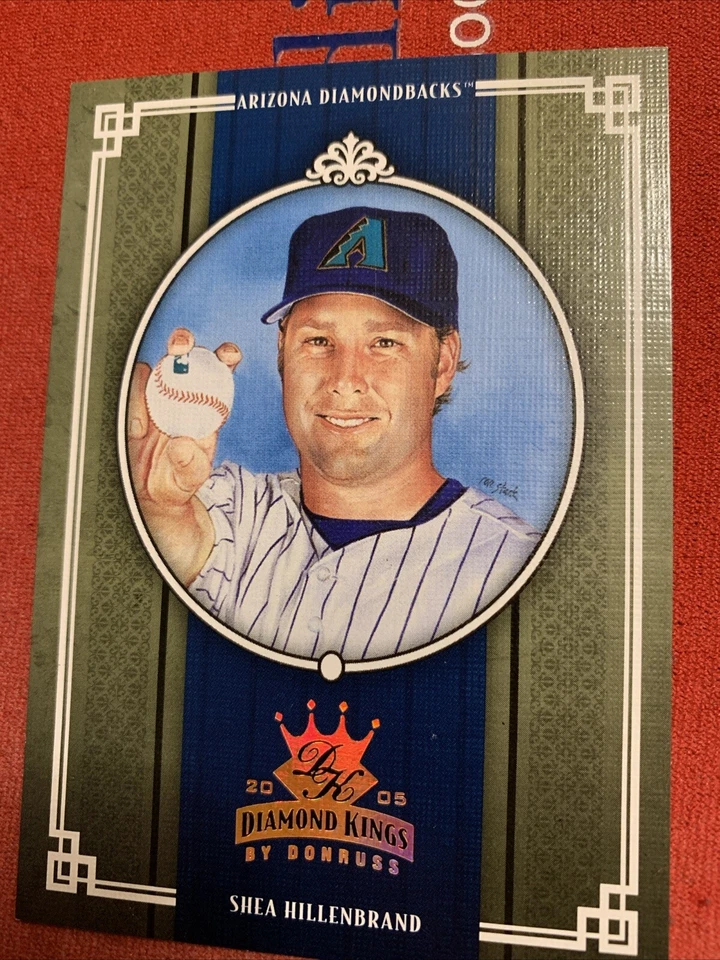 2005 Donruss Diamond Kings Bronze Framed #14 Shea Hillenbrand 59/100 Sharp - Image 3 of 4