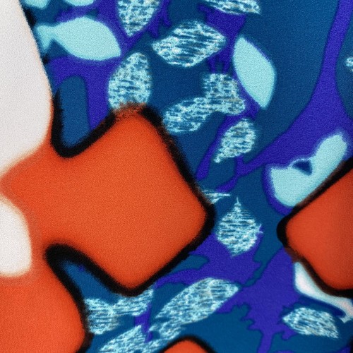 Maximalist Tank Top Woman XS Art to Wear All Over Print Vacation Tropical Cruise - Picture 6 of 8
