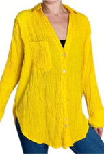 SEE MY 70% off SALE New $58 urban outfitters oversized button up blouse shirt xs