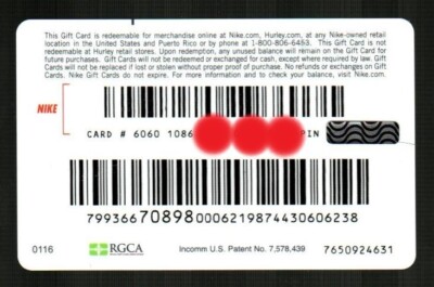 Card Pin Can You Use A Nike Gift Card On Amazon Home Depot $15-$500