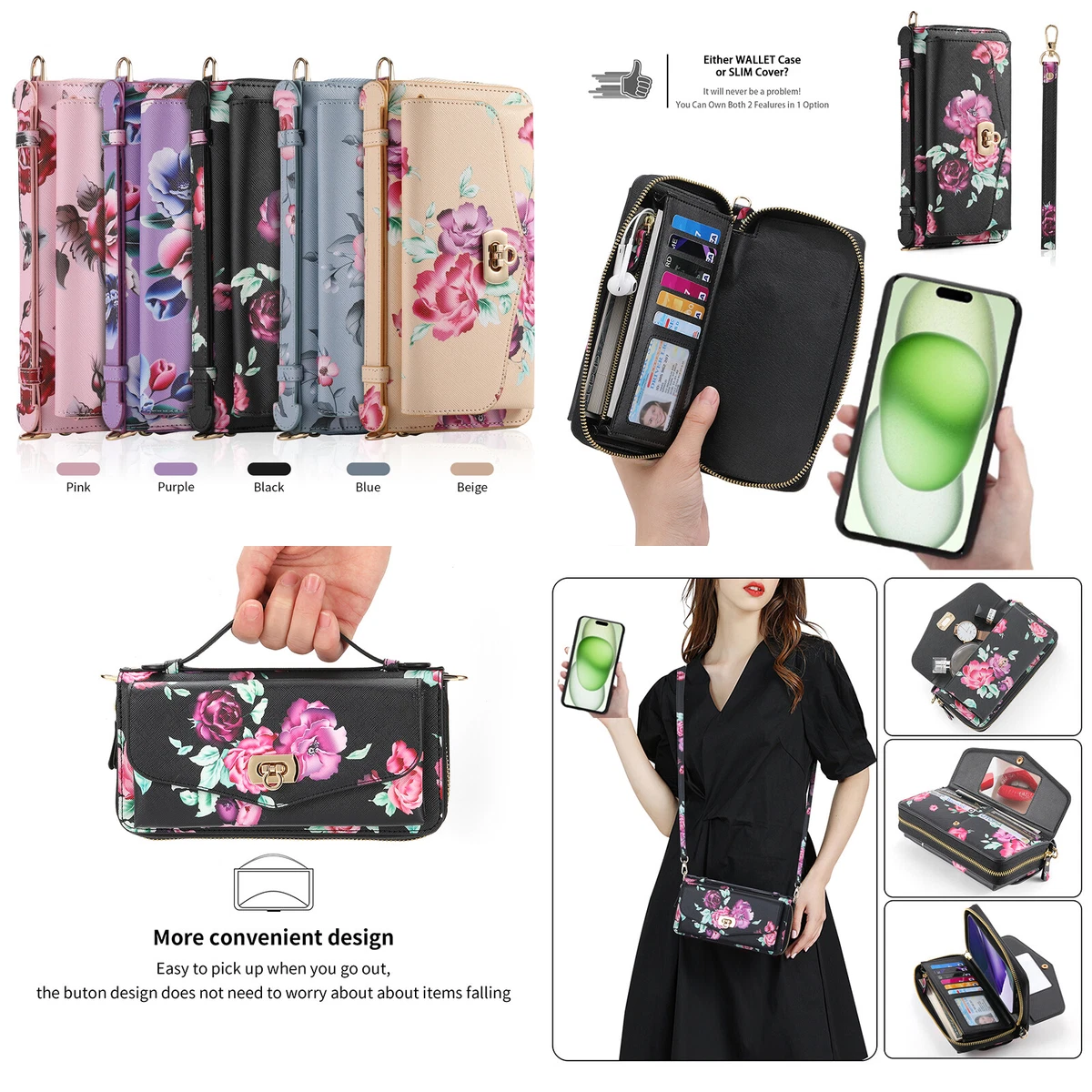 SONY Style Cover SCSG30 Per Xperia XA1 – Nero, Custodia Con Supporto E Spegnimento Automatico