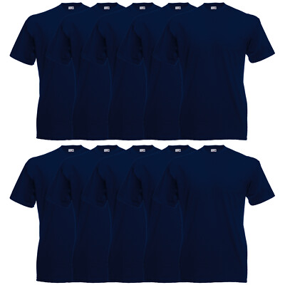 5er/10er Fruit of the Loom T-Shirt Herren Shirts Valueweight Sets Tshirt S - XXL