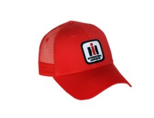 IH International Harvester Men's Hat, Red Mesh Back