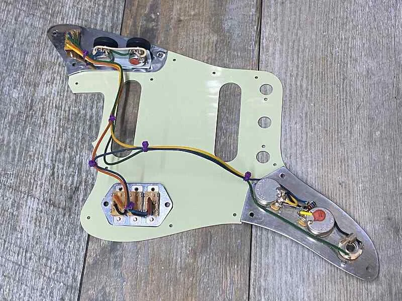Fender Jaguar 62 Wiring Harness with Vintage Capacitors Vintage Gavitt Wiring