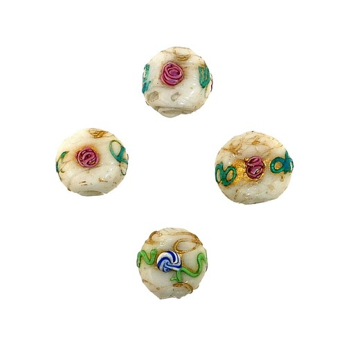 (2335) Murano "Fiorate" Glass Beads, late 19th c./early 20th c. 