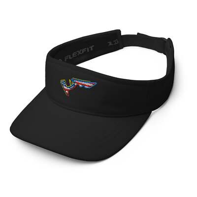COTA Track Sectors with DRS Zones and US Flag F1 Embroidered Visor
