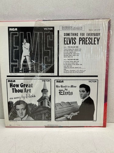 ELVIS - Something For Everybody LP RECORD - 1961 USA Pressing RCA LSP-2370 - Imagen 2 de 3
