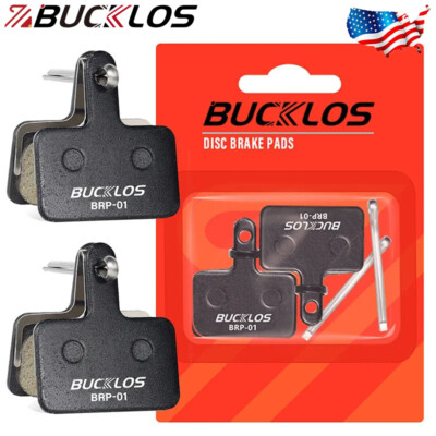 4 Pairs Resin Semi-Metallic Disc Brake Pads fit Shimano B01S B05S Tektro E10.11