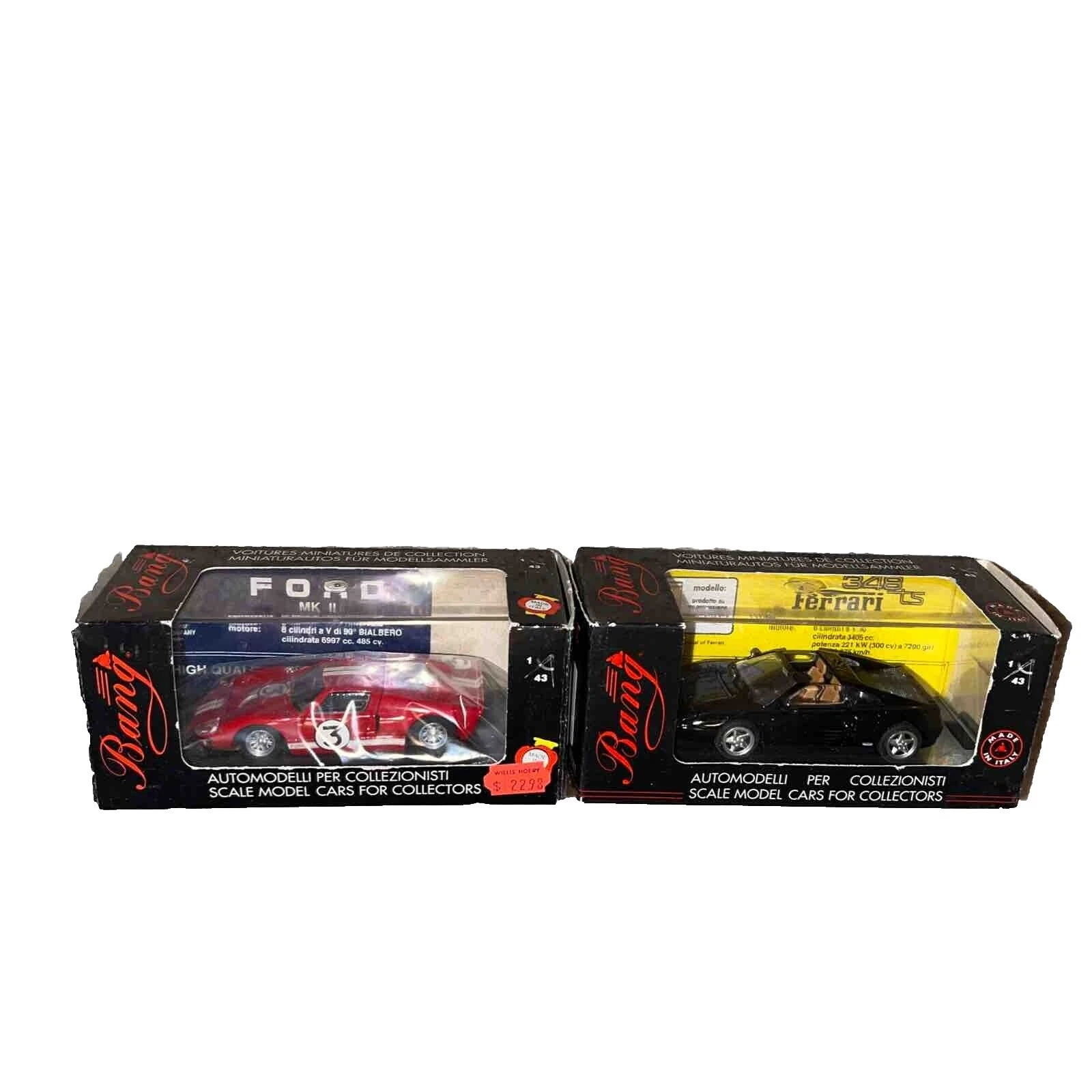 Ferrari Vintage fabricación Diecast coches, camiones y camionetas