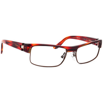 Alain Mikli Eyeglasses Starck PL1003 0013 Biocity Mahogany Havana
