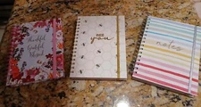 Writing Journal Notebook Floral, Bee, Or Notes 8X6 Spiral Lined Your Choice Of 1