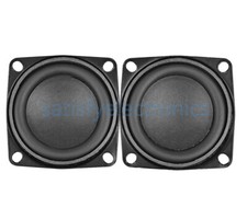 2Pcs 53MM 4Ohm 10W Audio Speaker Full Range Speakers Bass Multimedia Loudspeaker