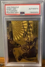 1996 Pinnacle NHL Gold Bobby Orr HOF PSA Authentic Autograph Boston Bruins Rare