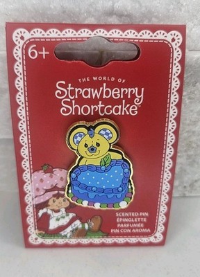 Strawberry Shortcake Blueberry Muffin  Cheesecake Scented Enamel Pin New On Card