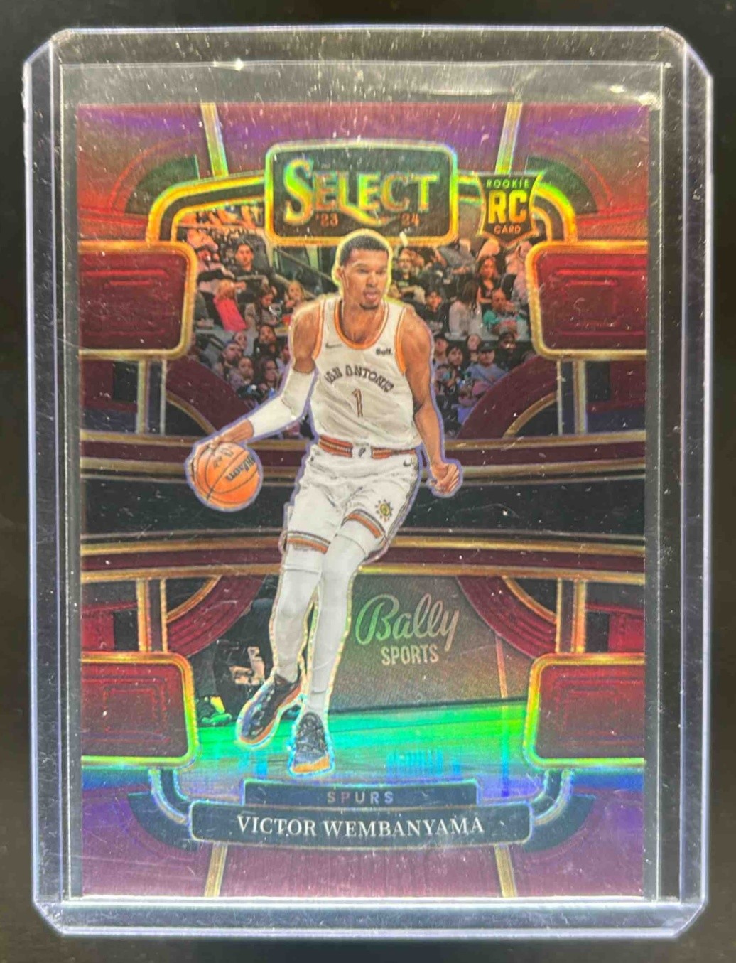 2023-24 Select Victor Wembanyama RC Maroon Prizms Concourse #/175 Spurs