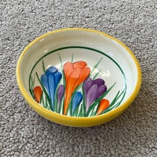 Fabulous Original Clarice Cliff Autumn Crocus Pin Dish c1930's Great Condition 