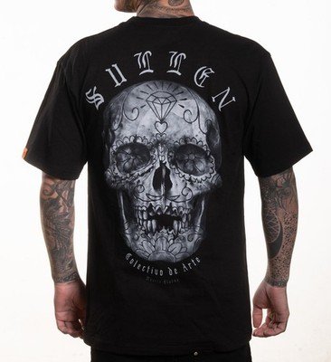 Sullen Clothing T-Shirt Muerte Eterna Art Collective Schädel Día De Los Muertos