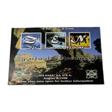 Zen Festival Pre-Event Spiritual Movement Atlanta 1998 Rave Flyer Rare