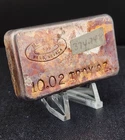 Vintage Metalrex Reno, Nevada 10 oz Class Poured Silver Ingot Bar - ELITE TONER!