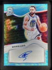 Stephen Curry 2023-24 Panini Spectra FOTL /20 Auto Colorgraphs Aqua Wave #CG-SCY