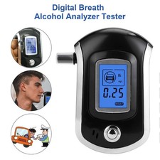 Portable Digital Alcohol Breath Tester LCD Personal Breath Analyzer Detector