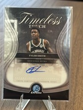 2025-26 Bowman Chrome Tyler Smith Timeless Touch Auto 