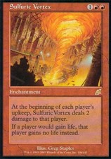 Sulfuric Vortex -Foil Medium Play MTG Scourge