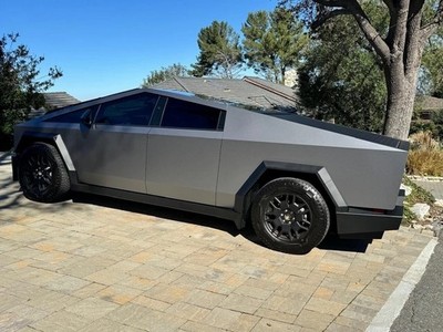 Cybertruck DIY PreCut Paint Protection Film PPF Wrap Color Change Metallic Grey