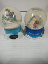 Snowglobe Colorado Travel Souvenir Moose  Wat...