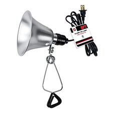 Clamp Lamp Light with Detachable 5.5 Inch Aluminum Reflector, 60 Watt E26 Soc...