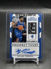 2020-21 Panini Contenders Draft Picks Prospect Ticket  Myles Powell Auto