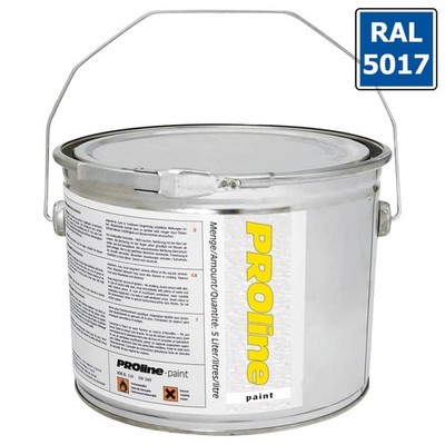 Antirutsch-Hallenmarkierfarbe PROline-paint, rutschhemmend, blau, 5 l