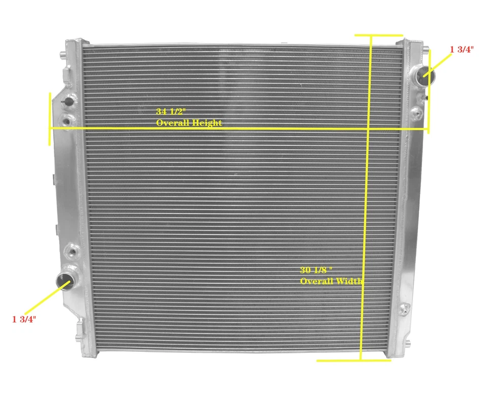 New For 2005-2007 2006 Ford F-250 F-350 Super Duty 5.4L 6.8L Aluminum Radiator Foto 2 de 4