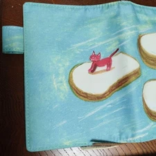 Hobonichi Techo Cover Keiko Shibata Bread floating in the wind A6 size JAPAN