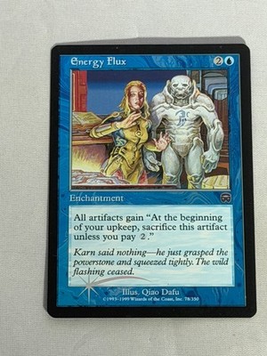 MTG FOIL Energy Flux Mercadian Masques Magic the Gathering