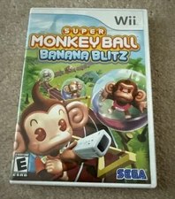 Wii Super Monkey Ball Banana Blitz Game