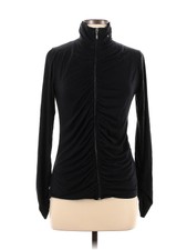 A Diamond In The Snow Women Black Track Jacket M