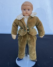 Bruno Schmidt Schutz Marke Toddler Antique Celluloid Boy Doll 12