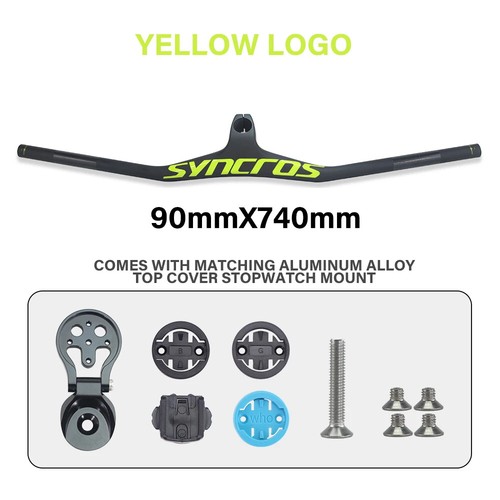Mountain Bike -17 degree Integrated Carbon Fiber Handlebar Bicycle Accessories - Picture 41 of 48