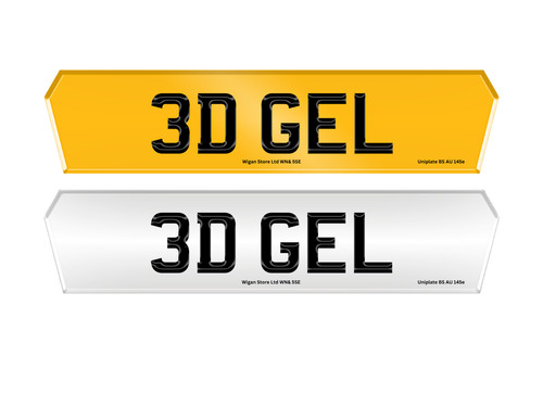 GEL HEXAGONAL / LAMBO 3D, 4D, 4D GEL, 4D 5MM, 4D GHOST, MATRÍCULA REG PLACA DE EXHIBICIÓN - Imagen 2 de 29