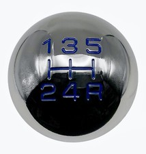 Schaltknauf f&uuml;r MAZDA 323 323f 626 MX3 MX5 MX6 RX7 RX8 CHROM R2 5-GANG BLAU