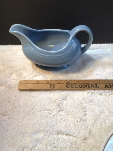 Vintage Light Blue Fiesta Ware Gravy Dish