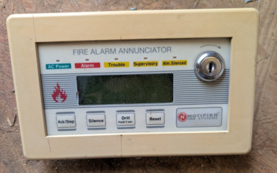 working Used NOTIFIER FDU-80 Fire Alarm Control Panel Annunciator
