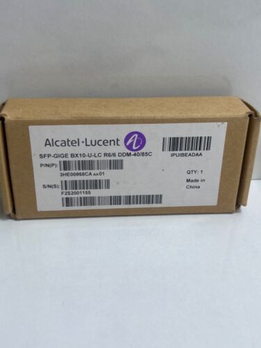 (LOT 2 PC) ALCATEL-LUCENT 3HE00868CAAA01 SFP-GIGE BX10-U-LC R6/6 DDM-40/85C - Picture 2 of 6