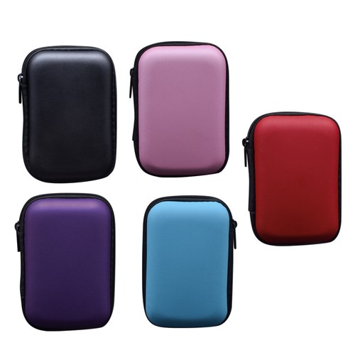 5 Pcs Headphone Bag Portable Case for Earphone Earphones Pouch Earbud Holder - Photo 3 sur 11