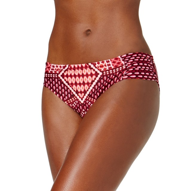 burgundy bikini bottoms